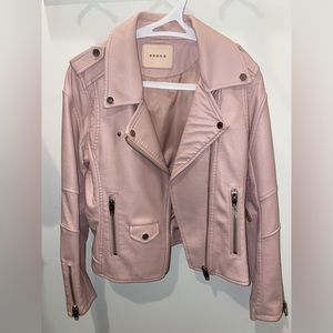 Blank NYC pink leather jacket
